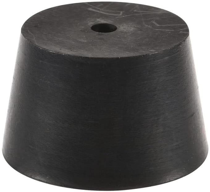 Rubberen Dop - Afsluitdop Beschermdop - Afwerken Beschermen - Conische Vorm - 33-41 mm - Zwart