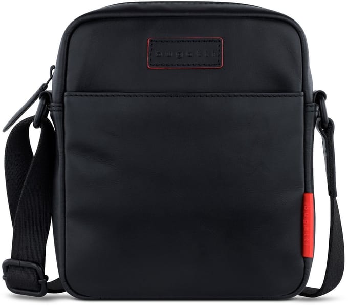 bugatti Schoudertas Clark Shoulderbag Black Zwart