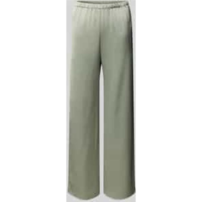wide fit broek van satijn