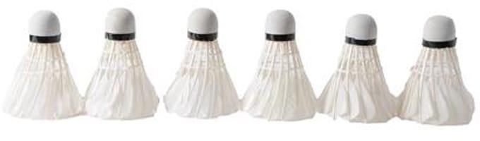 Badmintonshuttle Veren 6 Stuk