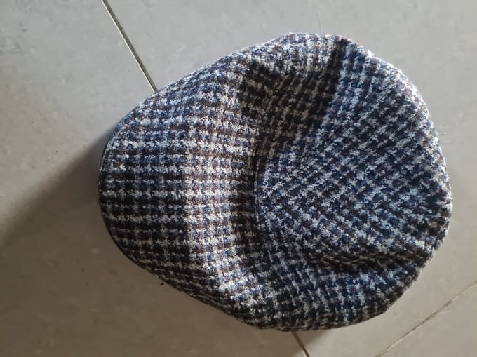Hatland Flatcap heren - Maat L - 100% Scheerwol