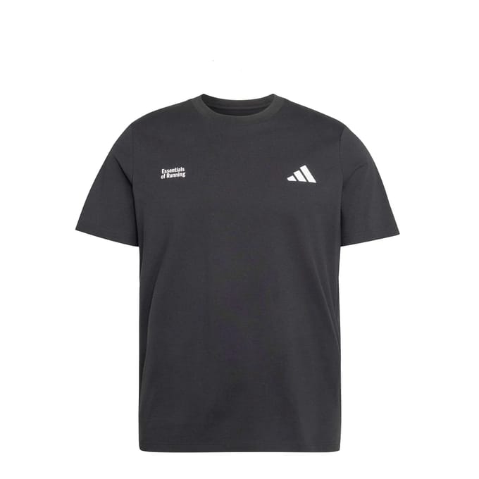 Adidas Performance Run Essentials Graphic T-Shirt - Heren - Zwart