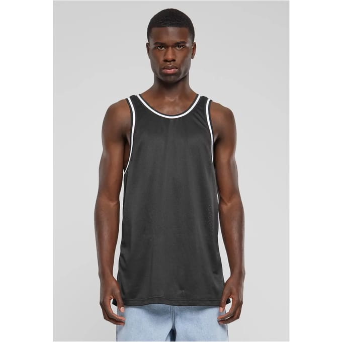 Urban Classics - Mesh Tanktop - S - Zwart