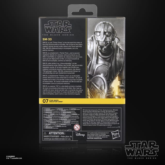 Hasbro Star Wars: Skeleton Crew Black Series Action Figure SM-33 15 cm Action Figuur