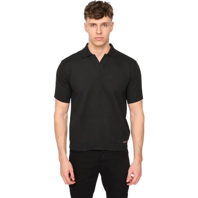Duck and Cover Heren Morwin Poloshirt (Zwart)