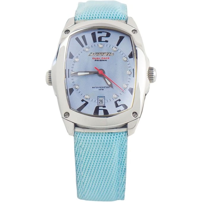 Horloge CHRONOTECH CT7696L-05. Kwarts, Kleur blauw. Vrouw. white
