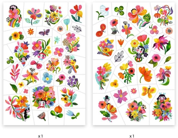 Tatoeages: Bloemenpracht