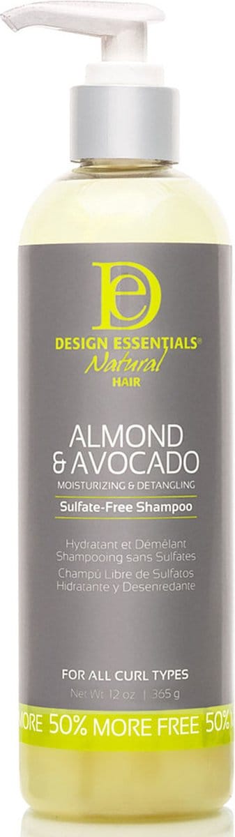 Design Essentials - Moisturizing & Detangling Sulfate-Free Shampoo - 365ml