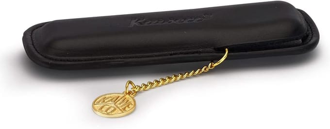 Leren etui voor 2 sportpennen
