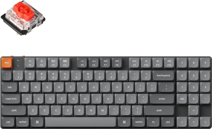 Keychron K13 Max QMK/VIA gaming toetsenbord red switch