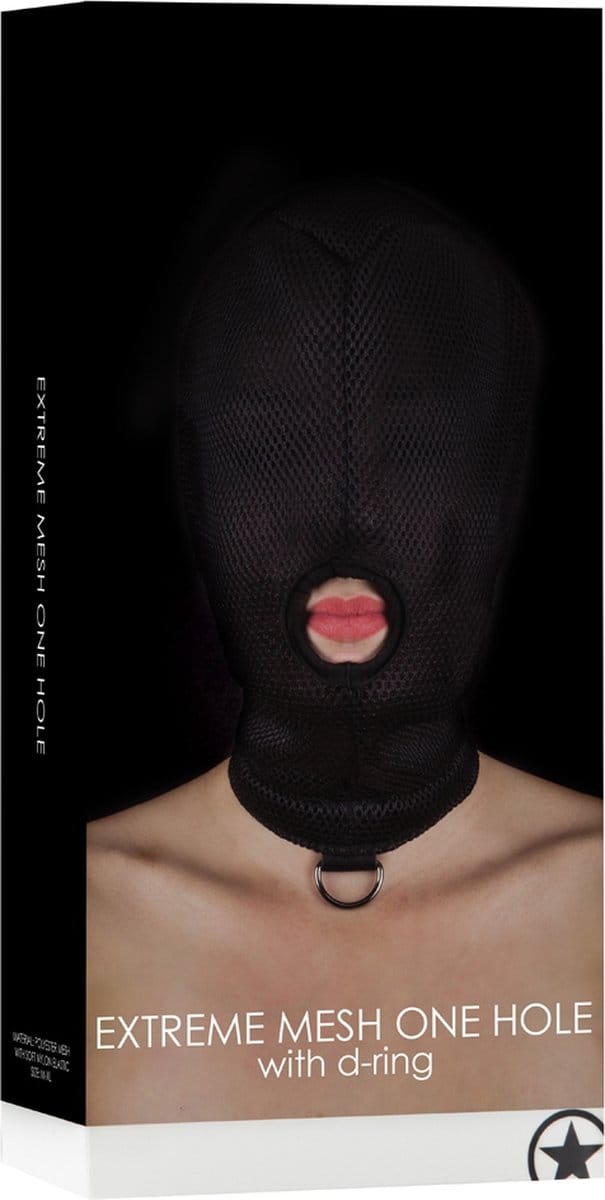 BDSM masker met D-ring