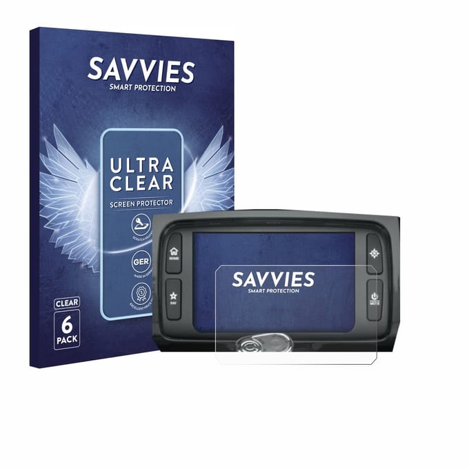Savvies - Screenprotector voor Harley Davidson Boom Box 6.5 - Folie Beschermfolie transparant 6 Stuks