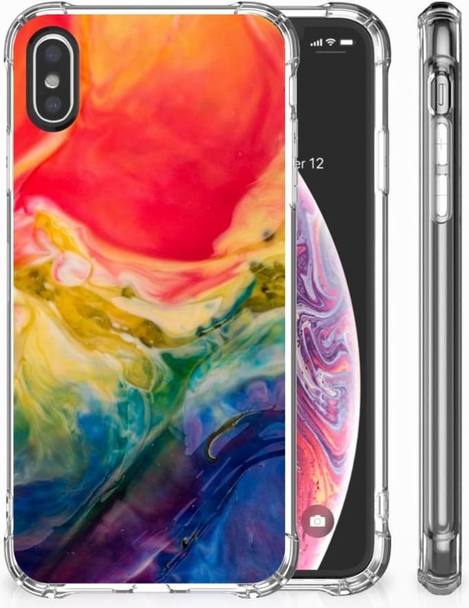 Back Cover Apple iPhone X | Xs Watercolor Dark