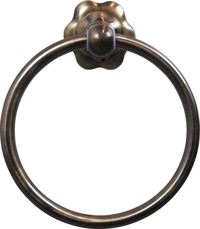 WillieJan Handdoekring 9503 – Antiek Look Bronskleur Messing