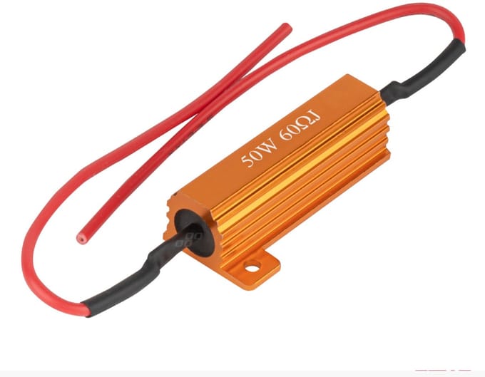 CANBUS Weerstand – 12 Volt – 50W – 60 Ohm – Per stuk