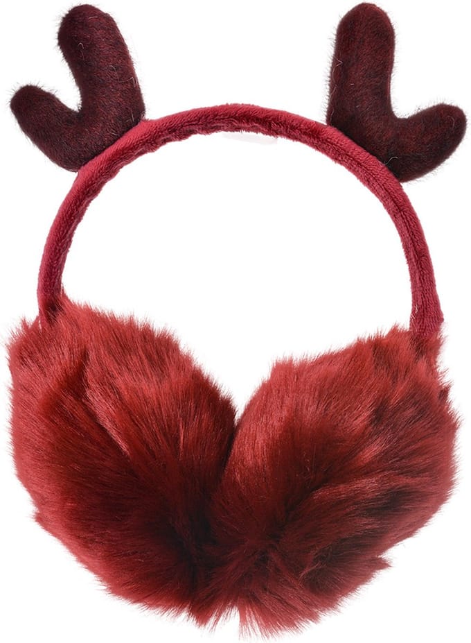 Juleeze Oorwarmers Kinderen one size Rood Polyester