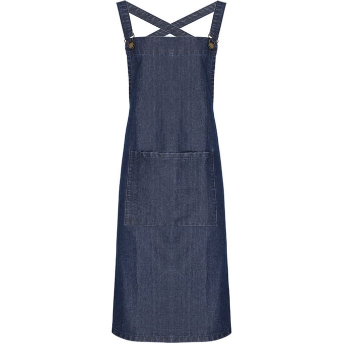 Premier Cross Back Barista Slabberschort (Indigo Denim)