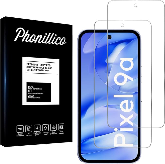 Screenprotector geschikt voor Google Pixel 9A - 2 stuks Beschermglas van glas Transparante glazen schermbeschermfolie