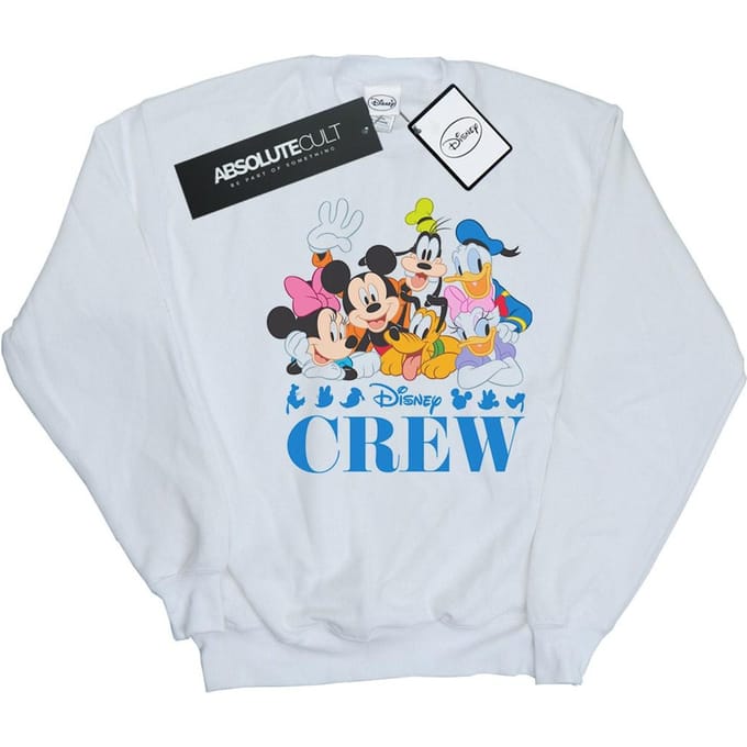 Disney Meisjes Mickey Mouse Disney Vrienden Sweatshirt (Wit)