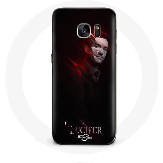 Case voor Samsung Galaxy S7 Edge Lucifer Series zwarte achtergrond