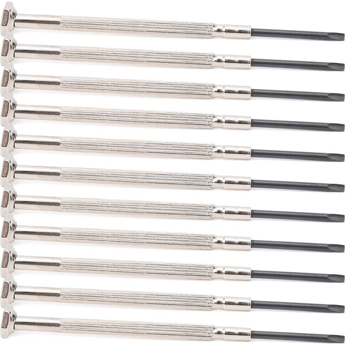 10 stuks Professionele Schroevendraaier Reparatie Schroevendraaier Gereedschap voor Fluit Klarinet Saxofoon white