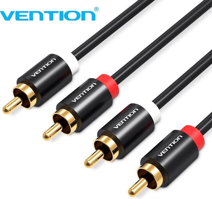 Vention Audiokabel 2Xrca Mannelijk Naar 2Xrca Mannelijke Spelerversterker 2M