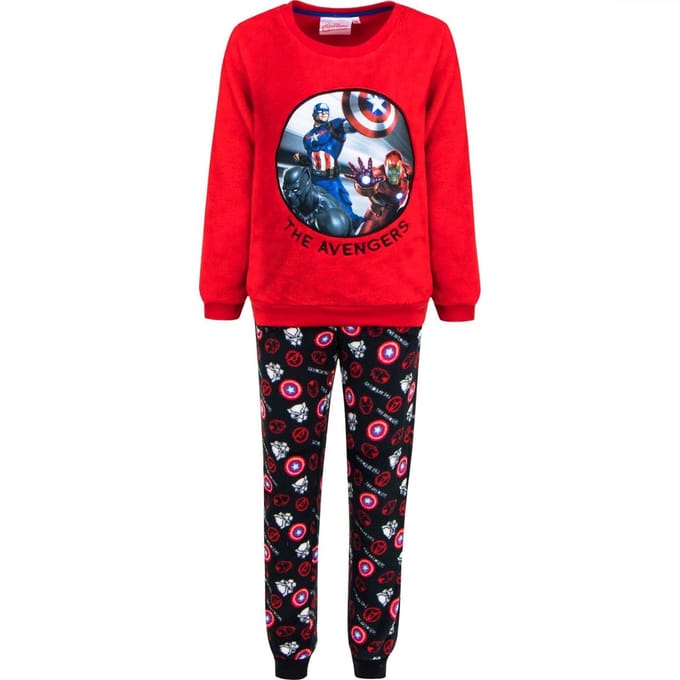 Avengers Coral Fleece pyjama - rood - 4 jaar - 102 cm