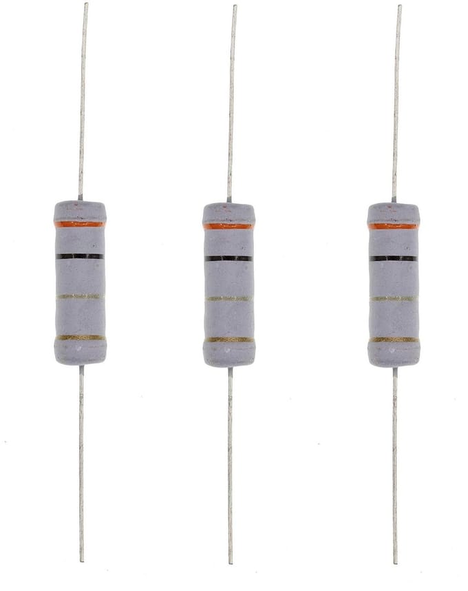 Weerstand Metaaloxide - Componenten Set - Elektronica Reparatie - 5 Watt Vermogen - 10 Stuks - Niet Van Toepassing