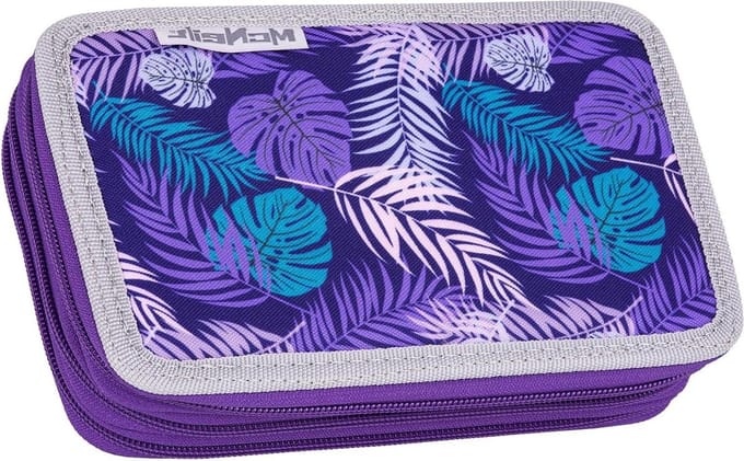 Etui Gevuld - Pennendoosje School - Schoolspullen Organiseren - 3 Ritsen - 7 cm - Diverse