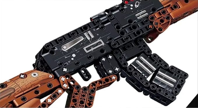 AK 47 geweer - bouwblokken - 452pcs