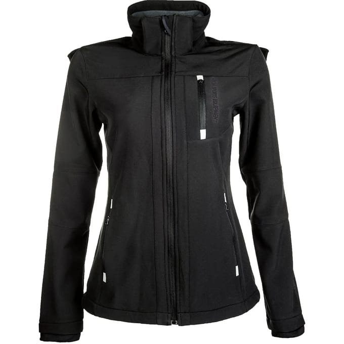 Jas met afneembare capuchon meisje HKM Softshell
