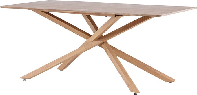 Piazza eetkamertafel 90x180 cm mocca.