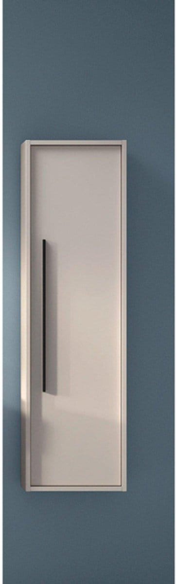 FugaFlow Eccelente Arredo Hoge Kast - 120x34.5x34.5cm - 1 deur - mat cotton (beige) - MDF
