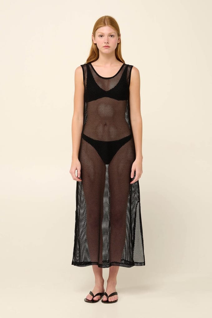Vamp Dames Strandjurk Black Zwart S