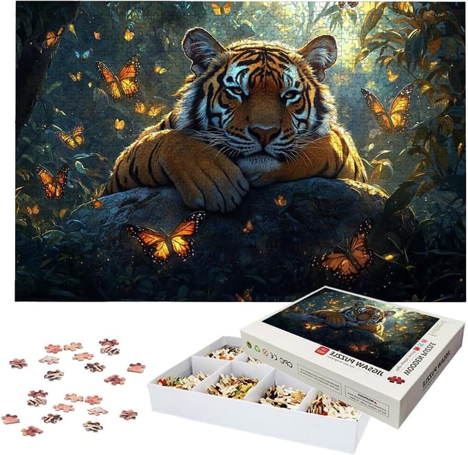Houten Puzzel - Raadsel Spel - Ontspanning Thuis - 2000 Stukjes - 99.5 x 70.5 cm - Meerkleurig
