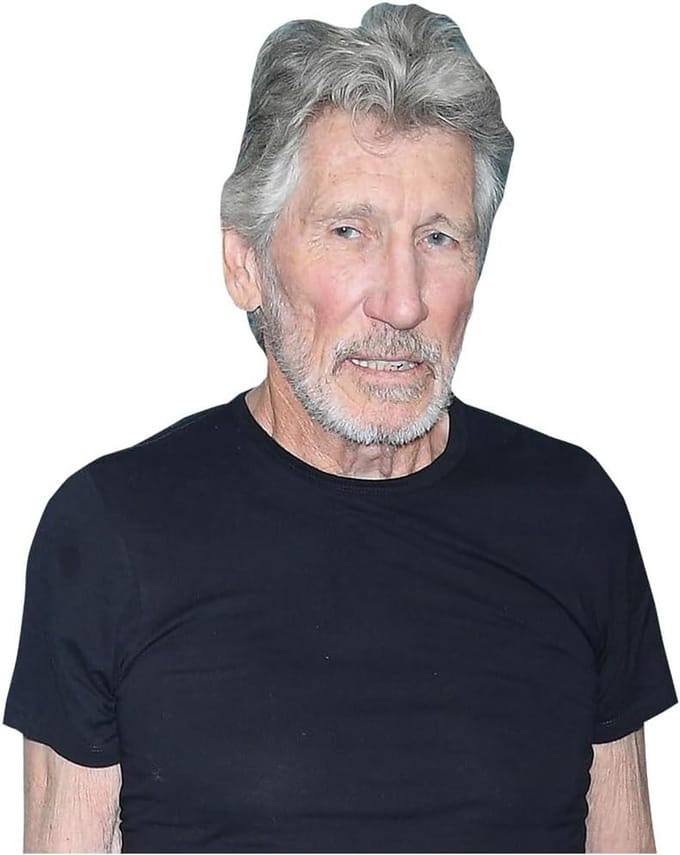 Roger Waters (T Shirt) Half Lichaam Buddy Knipsel