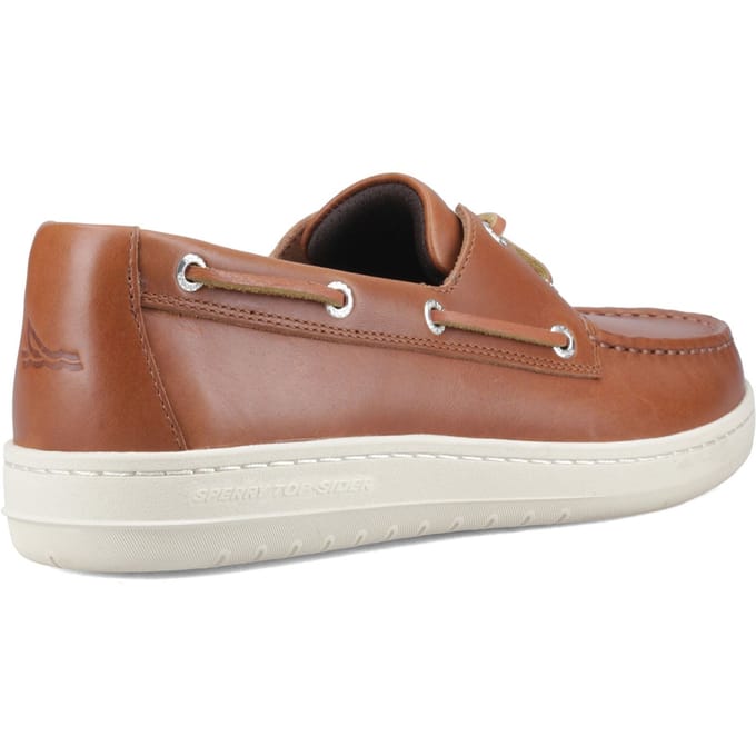 Sperry Strake 2-Oog Boten Leer Heren Open Tan Bootsschoenen