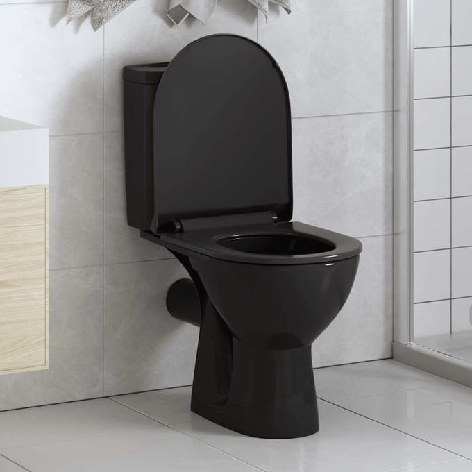 vidaXL - Toiletbril - soft-close - met - quick-release - ontwerp - zwart