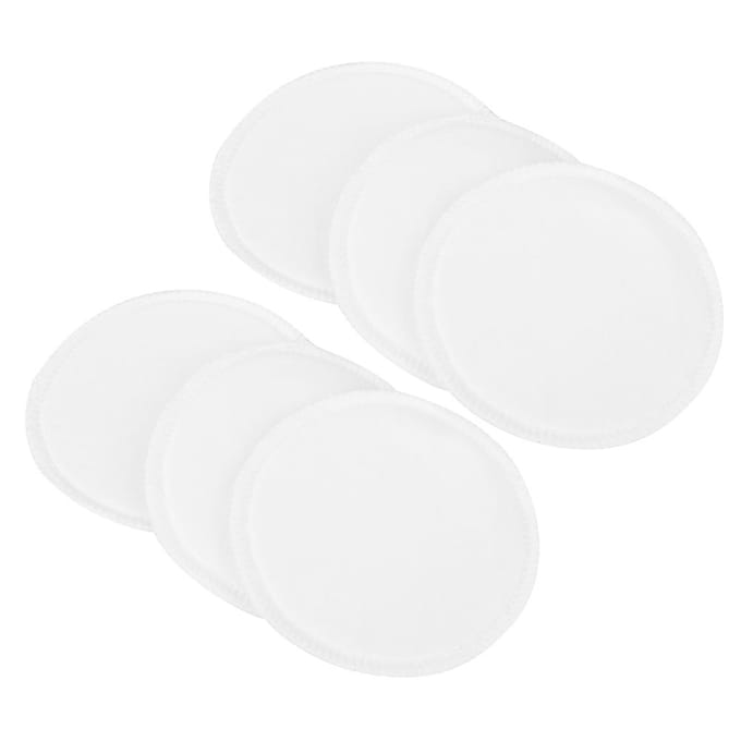 12 pcs Coussinets d'Allaitement Lavables Apaisants Coussinets d'Allaitement pour Maternité white