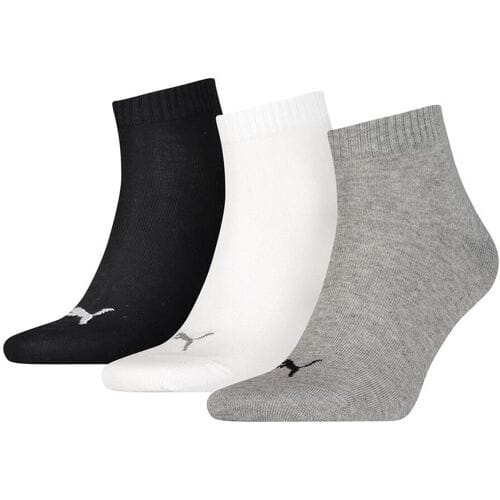 Halfhoge sokken van zacht katoen – Grey white black – 43-46