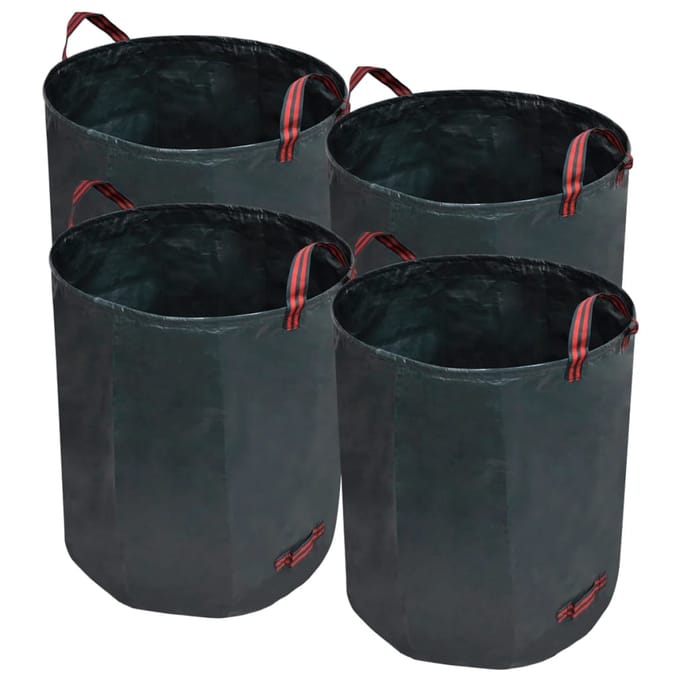 vidaXL - Tuinafval - zak - Groen - 272L - 150 - g/vierkante - meter - (4 - stuks)