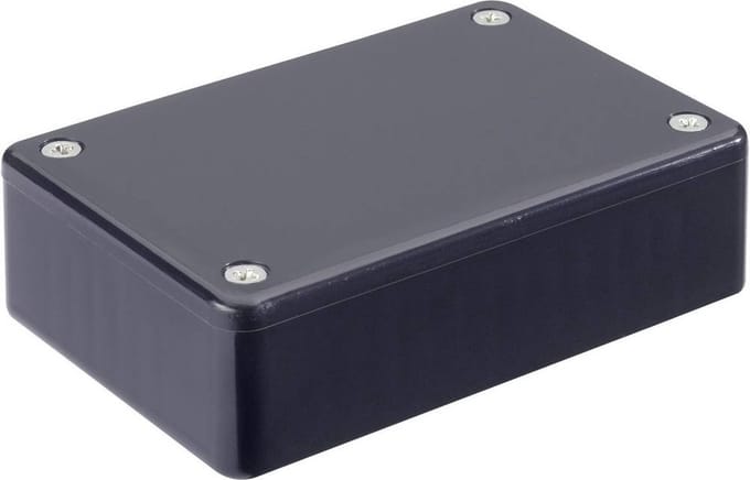 Hammond Electronics Hammond Electronics 1591MBK Euro-behuizing 85 x 56 x 25 ABS Zwart 1 stuk(s)