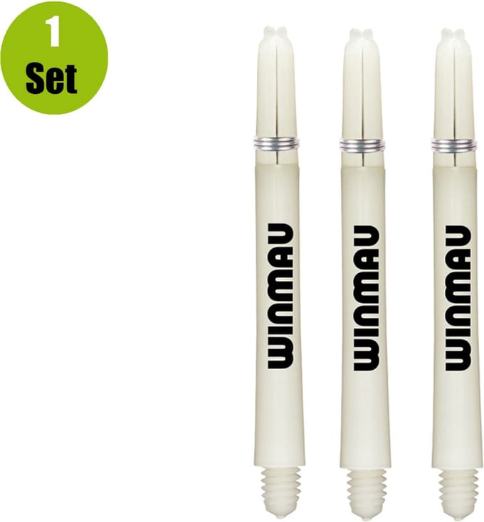 Winmau Dart Shafts Nylon Signature - Wit - Short - ()