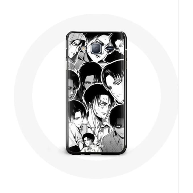 Coque pour Samsung Galaxy j3 2016 Attaque des Titans Manga Levi Ackerman
