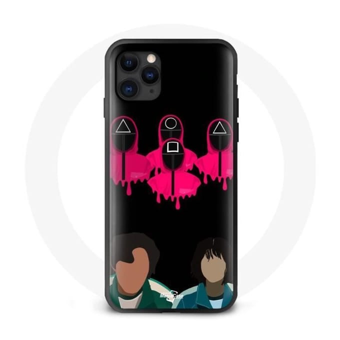 Coque maniacase pour Iphone 13 mini Squid Game teaser noir
