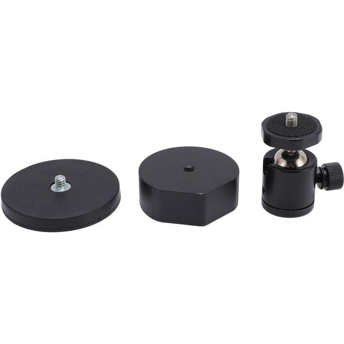 Support de montage magnétique pour toit de voiture, en alliage d'aluminium, angle réglable, pour satellite noir