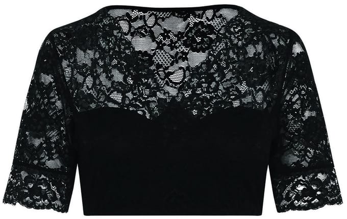 Dirndlblouse korte mouwen Wiesn-Zauber