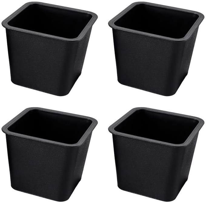 Dailygoods - Cosensi - 4 Stuks Antislip Plastic Bedpoten voor Meubels