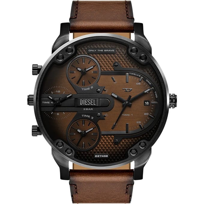 Diesel MR. DADDY SLIM Heren Horloge 54 cm - Zwart