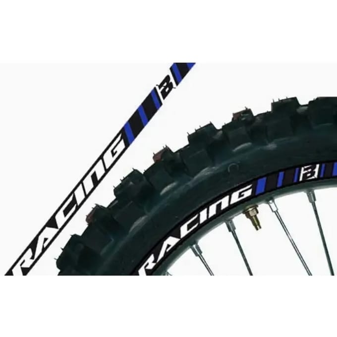 Motorcycle Rim Decoration Stickers Blackbird Racing